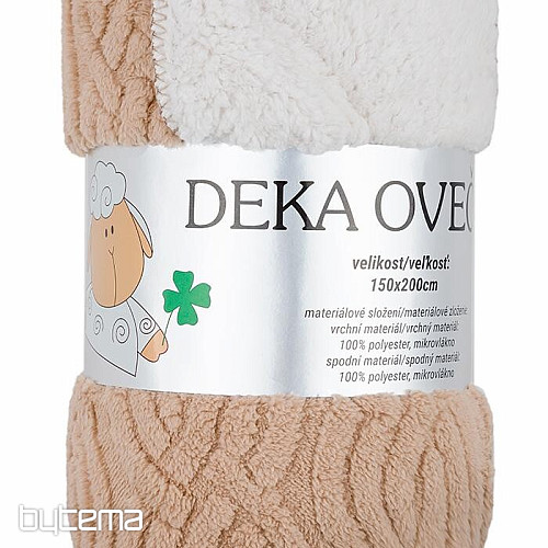 coperta Ovečka COPIA CIOCCOLATO 150 x 200