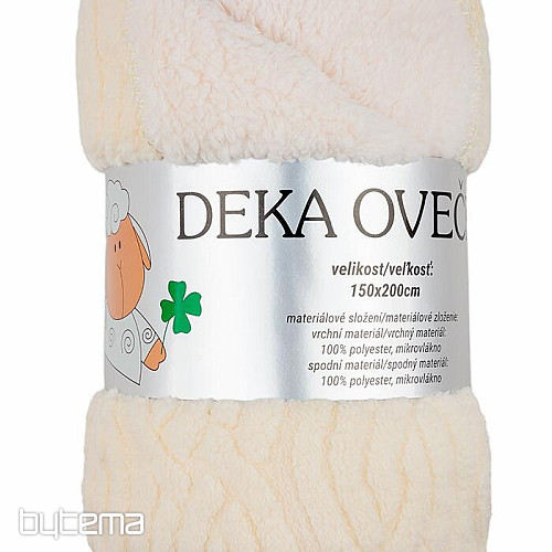 Coperta Ovečka COPY ECRU 150 x 200