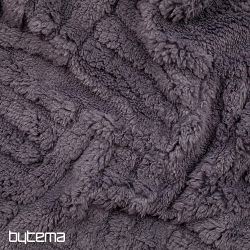 coperta Agnello RIGHE ANTRACITE 150 x 200