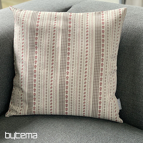 Fodera per cuscino TOSCANA RIGA STRIPE bordeaux