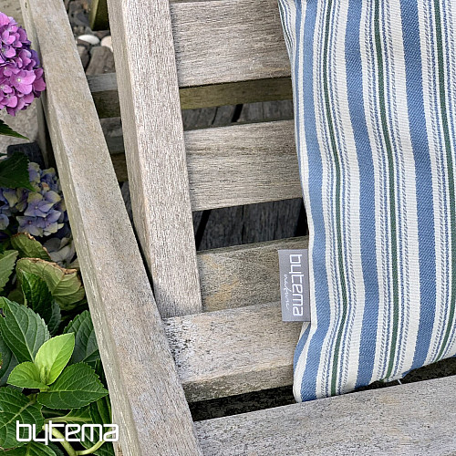 Fodera per cuscino TOSCANA MULTI STRIPE blu