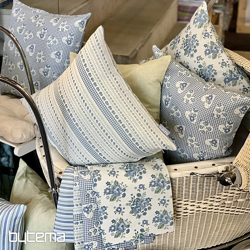 Fodera per cuscino TOSCANA MULTI STRIPE blu