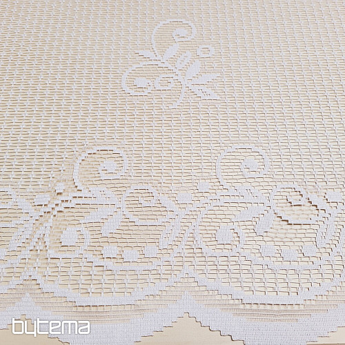 Tenda jacquard V 215 bianca