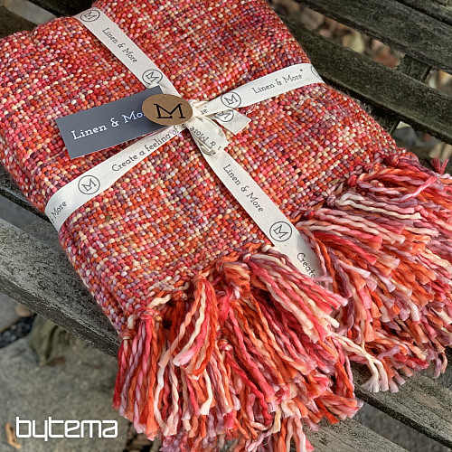 Plaid di lusso YARA RED rosso