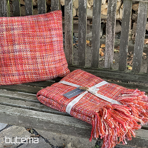Plaid di lusso YARA RED rosso