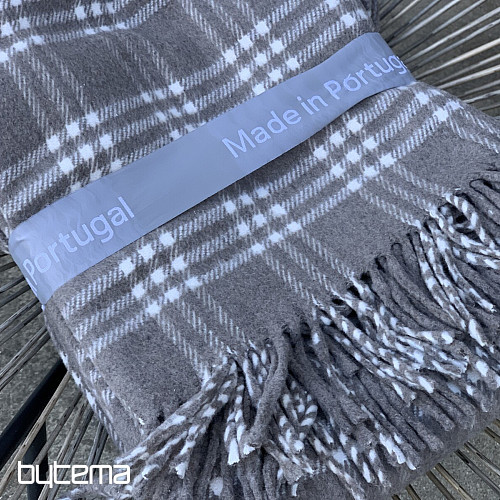 Coperta KÁRO GRIGIO BEIGE