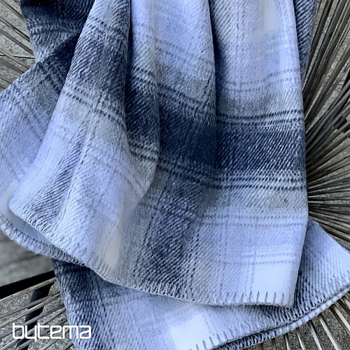 Coperta A QUADRETTI GRIGIO BIANCO