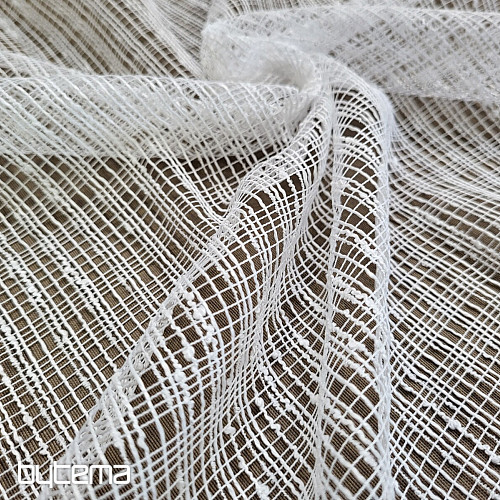 Tenda jacquard 1600 bianca
