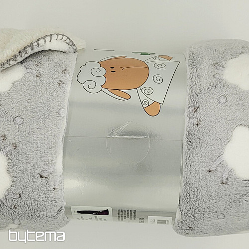 Coperta per bambini Ovečka grigio chiaro