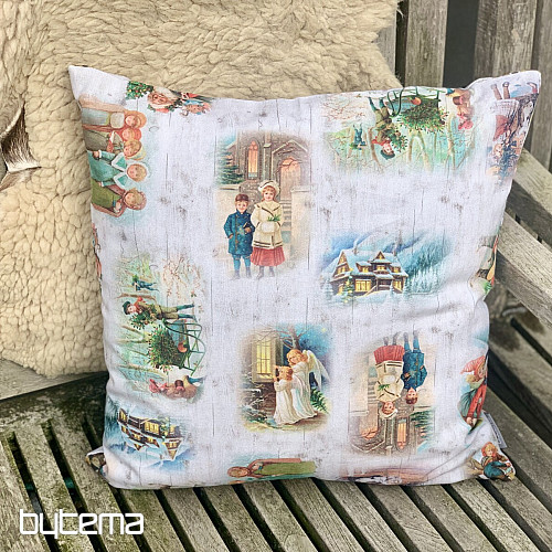 Copertina decorazione natalizia BAMBINI IN INVERNO