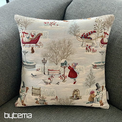 Arazzo natalizio BAMBINI IN INVERNO