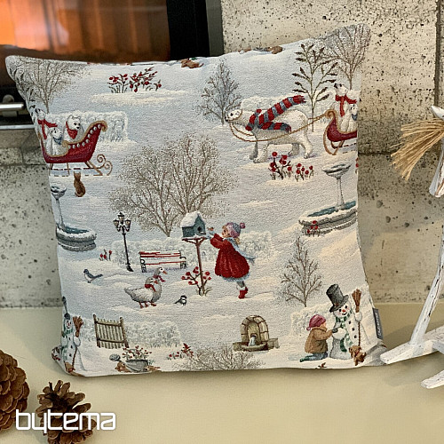 Arazzo natalizio BAMBINI IN INVERNO