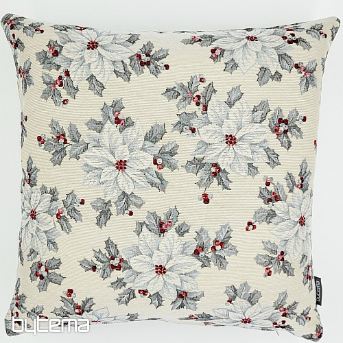 Copri arazzo natalizio STELLA DI NATALE argento