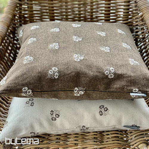 Rivestimento decorativo FIORI ALPINI jacquard MARRONE