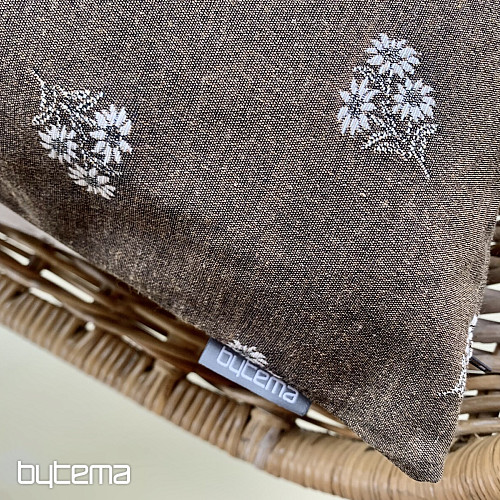 Rivestimento decorativo FIORI ALPINI jacquard MARRONE
