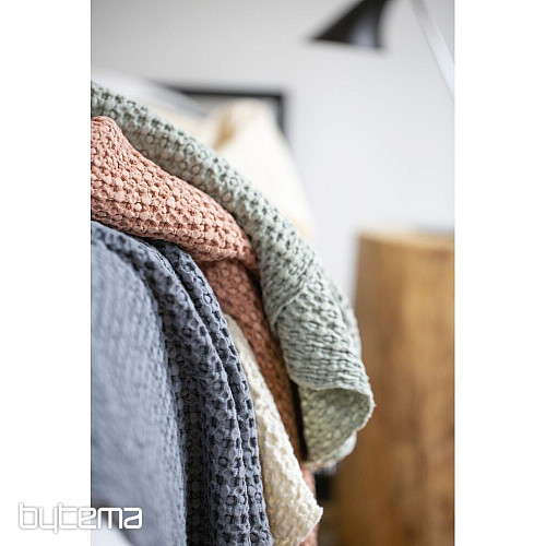 Coperta in cotone VIGO ROSA ANTICO