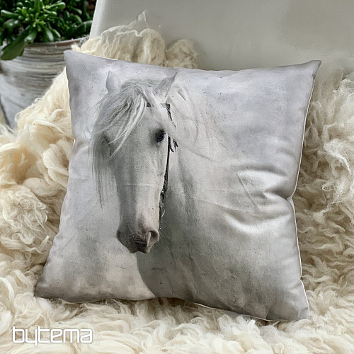 Fodera per cuscino decorativo CAVALLO BIANCO