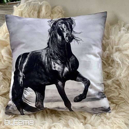 Federa decorativa CAVALLO NERO