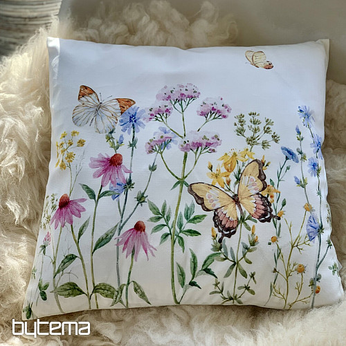 Fodera per cuscino decorativo FARFALLE DEL PRATO