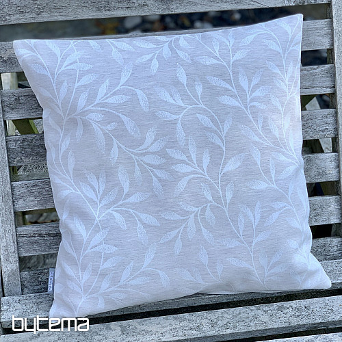 Fodera per cuscino decorativo LEAFS beige - double face
