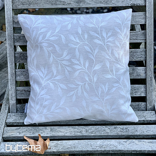 Fodera per cuscino decorativo LEAFS beige - double face
