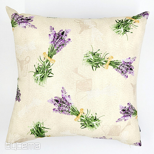 Federa decorativa BOUQUET LAVANDA CREMA