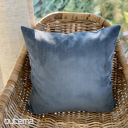 Fodera per cuscino decorativo DARVEN GRIGIO BLU
