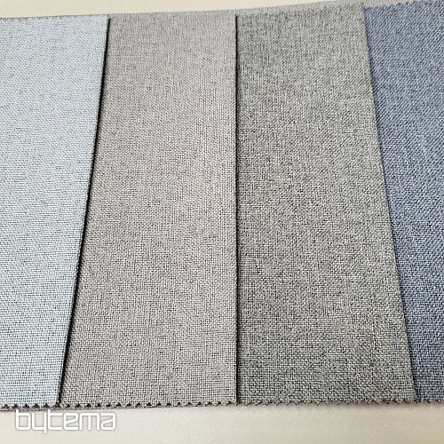 Tessuto decorativo di design GERSTER BLACKOUT 77047/840 GRIGIO
