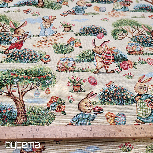 Tessuto arazzo BUNIES NEL PARCO