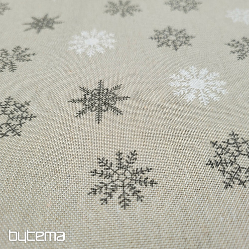 Tessuto decorativo FLAKES GRIGIO BIANCO
