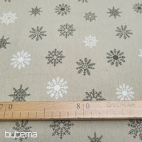 Tessuto decorativo FLAKES GRIGIO BIANCO