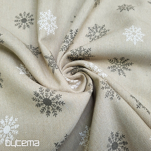 Tessuto decorativo FLAKES GRIGIO BIANCO