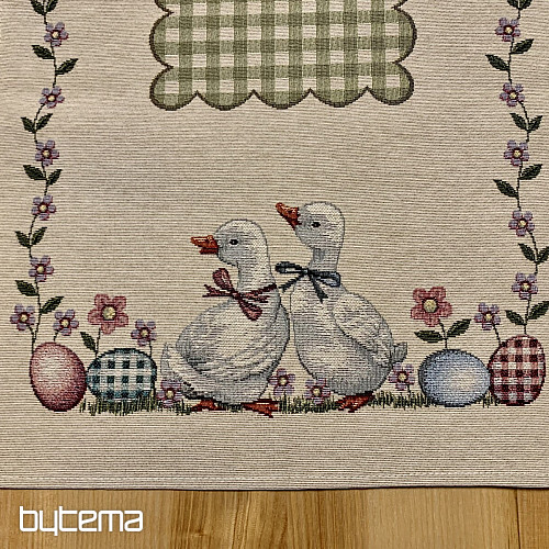 Tovaglia e sciarpa arazzo HUSIČKA ZELENÉ KÁRO