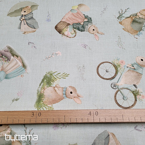 Tessuto decorativo CONIGLIETTO DI PASQUA