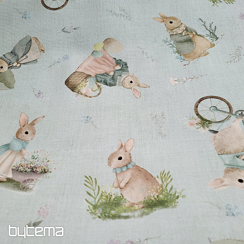 Tessuto decorativo CONIGLIETTO DI PASQUA