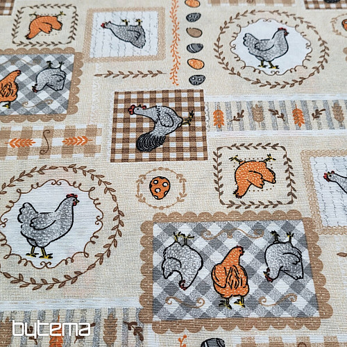 Tessuto decorativo GALLINA