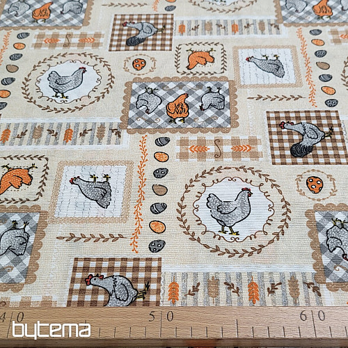 Tessuto decorativo GALLINA