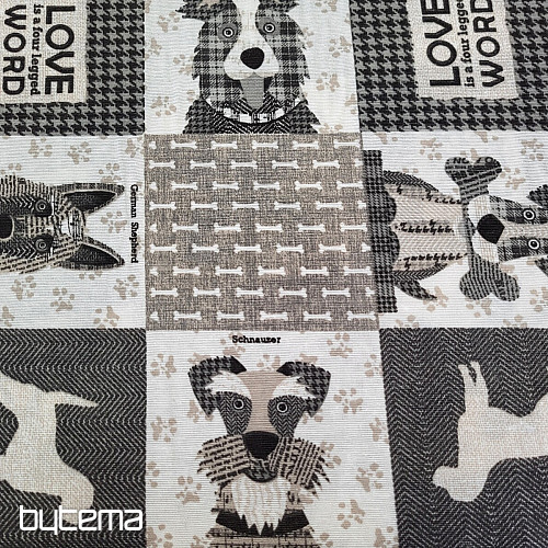 Tessuto decorativo DOG WORLD
