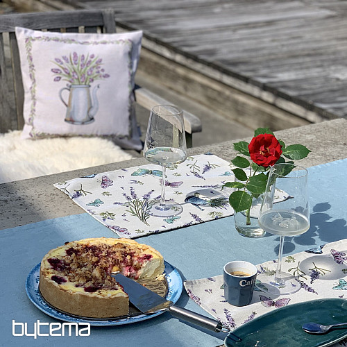 Fodera per cuscino arazzo LAVANDA IN VASO