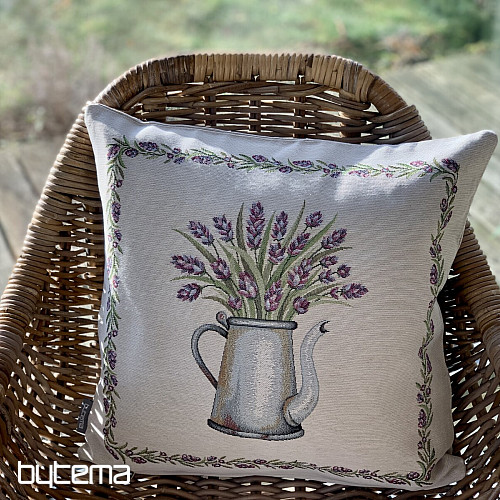 Fodera per cuscino arazzo LAVANDA IN VASO