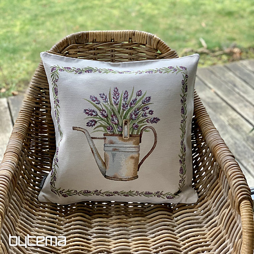 Fodera per cuscino arazzo LAVANDA IN VASO II