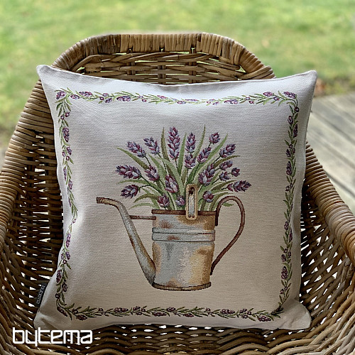 Fodera per cuscino arazzo LAVANDA IN VASO II