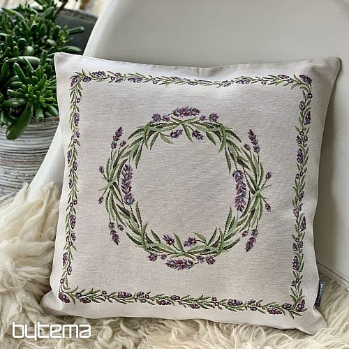 Federa per cuscino arazzo CORONA DI LAVANDA