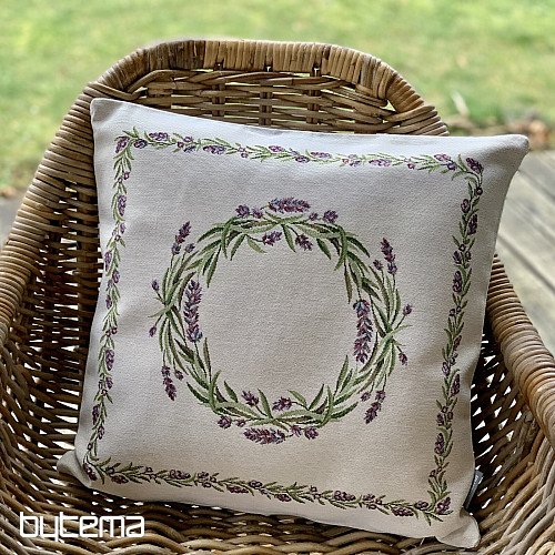 Federa per cuscino arazzo CORONA DI LAVANDA