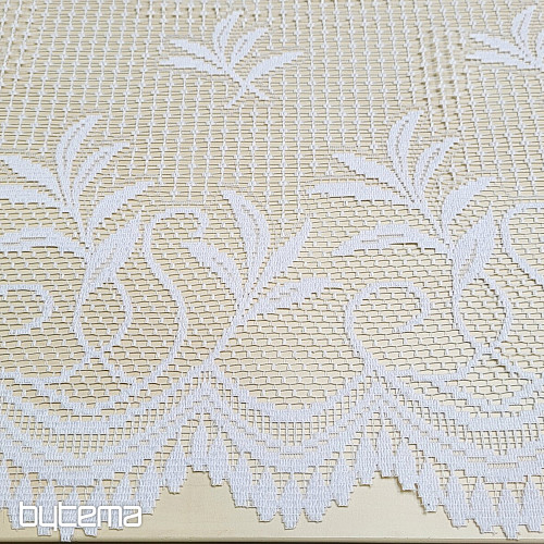 Tenda jacquard V 127 bianca