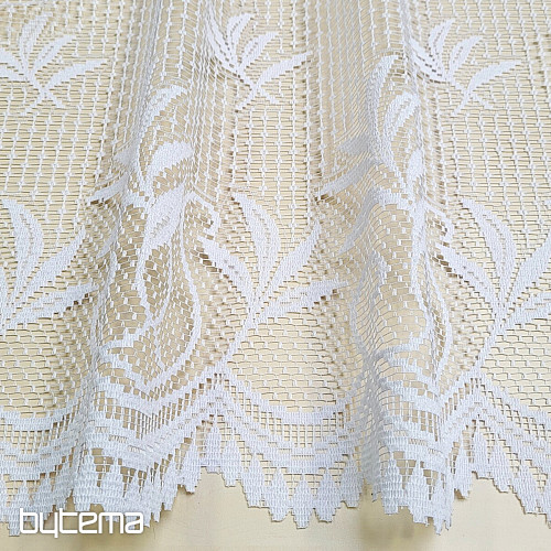 Tenda jacquard V 127 bianca