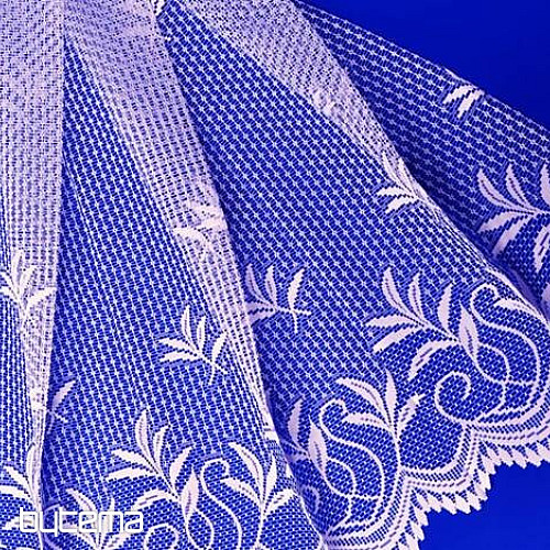 Tenda jacquard V 127 bianca