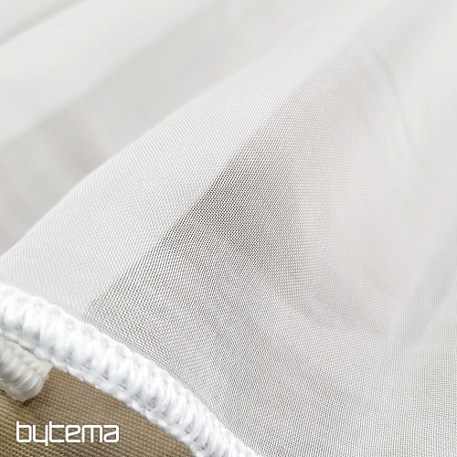 Tenda in voile HERMES 11 bianco
