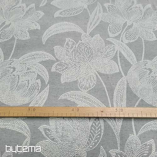 Tessuto decorativo NENUFAR grigio