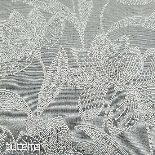 Tessuto decorativo NENUFAR grigio